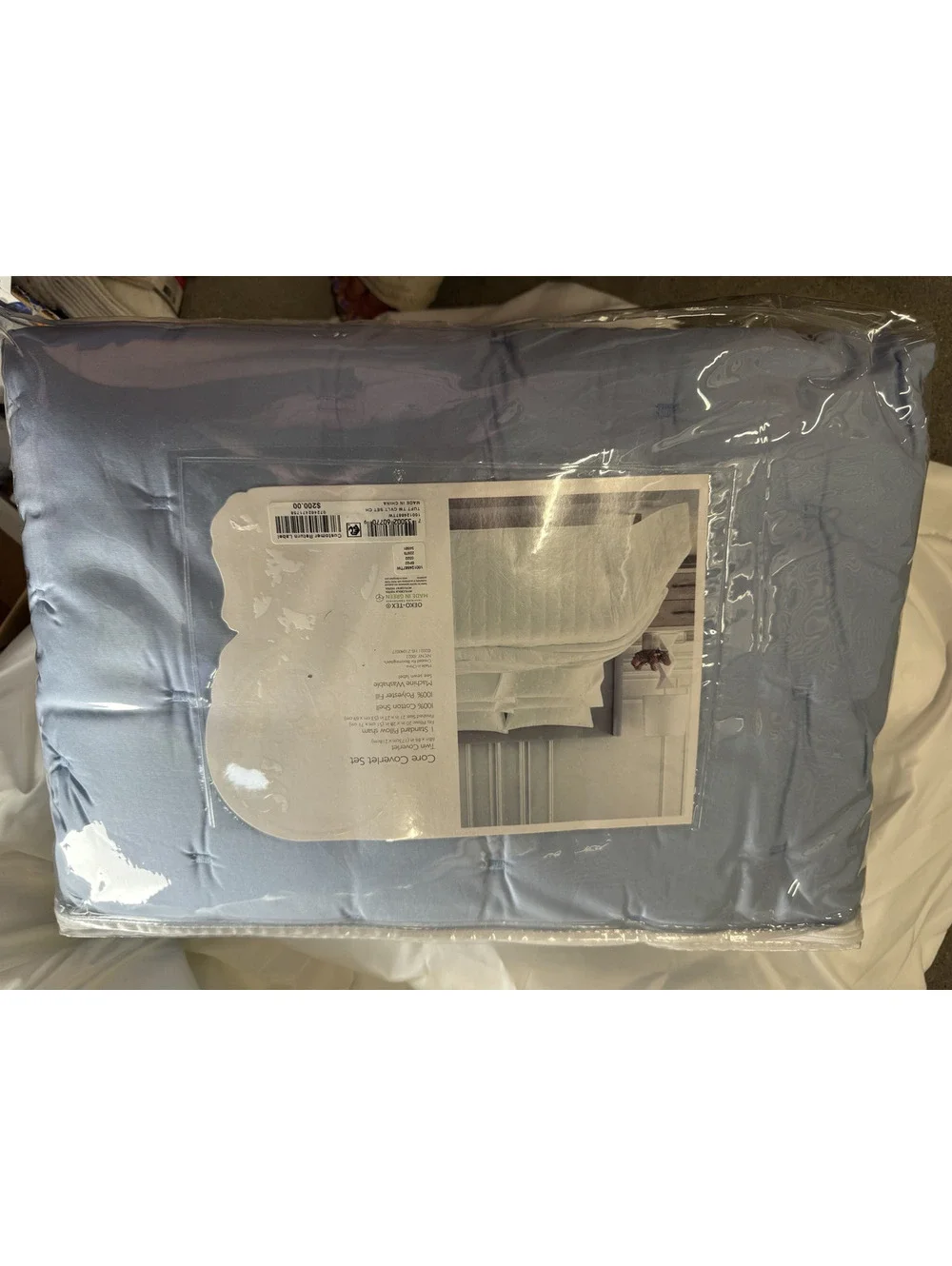 JCPenney King Comforter Set in Light Blue